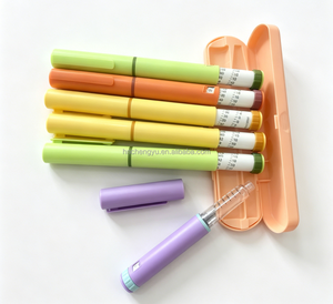 Reusable 3ml <b>Refillable</b> Durable Plastic Skin Care Cream <b>Pen</b> Candy Color Custom Logo Design 17cm X 1.8cm Cosmetic Applicator - Product Image 5