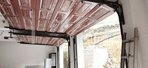 Puertas de Garaje Seccionales de Color Personalizado, de Aleación de Aluminio y Fibra de Vidrio, Resistentes al Viento, Eléctricas, de Apertura <span class=keywords><strong>Lateral</strong></span>, Modernas, para Villas - Product Image 2