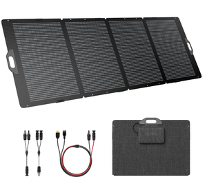 แผงโซลาร์เซลล์แบบพับได้ 400W กันน้ำ โมโนคริสตัลไลน์ ประสิทธิภาพสูง ใช้ได้กับสถานีพลังงานแสงอาทิตย์ - Product Image 1