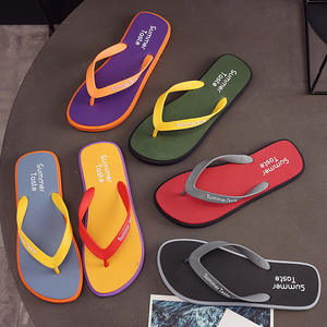 Sandales tongs décontractées d'été pour la plage, avec logo, style plateforme augmentant la taille, pour l'extérieur - Product Image 1
