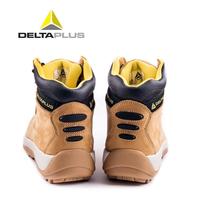 Chaussures de sécurité montantes en cuir suédé Deltaplus 301912 anti-choc, anti-perforation, résistantes à l'huile, antidérapantes, résistantes à la chaleur en PU