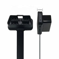 24V Type B OBD2 Extension Cable ABS Material OBD Diagnostic Code Reader Tool with OBD Cable