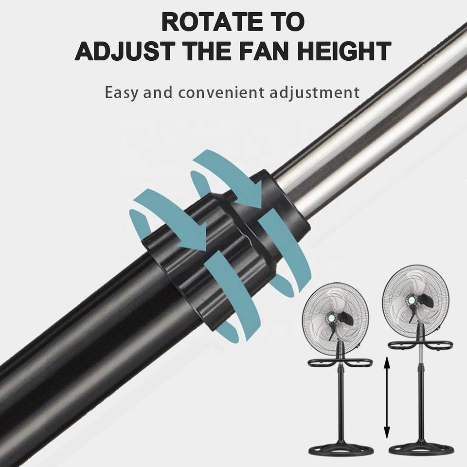 3 in 1 Multi Function Fan Oscillating Height Adjustable Design Ideal ...