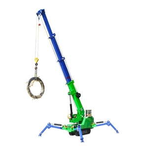 מנוף זחלילי חשמלי מיני עכביש 8 טון עם תו תקן CE, מסגרת בטיחות כתומה, גובה הרמה 20 מטר, רדיוס סיבוב קצר, 1-2 טון, 10 טון - Product Image 4