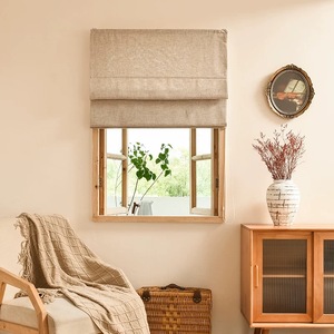 <span class=keywords><strong>Stores</strong></span> romains <span class=keywords><strong>japonais</strong></span> à double couche en lin, <span class=keywords><strong>stores</strong></span> <span class=keywords><strong>occultants</strong></span> pliables en coton et lin à levage par rouleau - Product Image 4