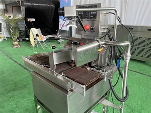 Đậu Phộng Thanh Kẹo Các Loại Hạt Lớp Phủ Máy Sô Cô La Ủ Enrobing Máy - Product Image 2