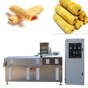 core filling pillow snacks machine stainless steel core filled snack food machine corn puff making extruder