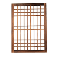 Marco de Madera Maciza Hecho a Mano Plegable Retro para Puerta/Ventana, Ecológico, Transparente, Rústico, de Malla, Colgante, para Jardín Infantil