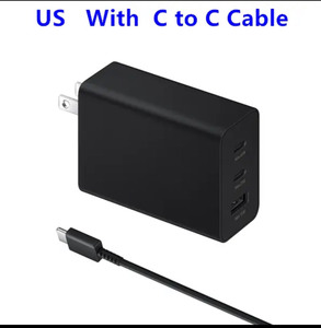<span class=keywords><strong>Chargeur</strong></span> Super <span class=keywords><strong>Rapide</strong></span> Original Us 65W Trio USB-C pour <span class=keywords><strong>Samsung</strong></span> <span class=keywords><strong>Galaxy</strong></span> S22 S21 S20 Note20 Ultra <span class=keywords><strong>S10</strong></span> <span class=keywords><strong>Plus</strong></span> + Adaptateur <span class=keywords><strong>Rapide</strong></span> TYPE C Câble - Product Image 2