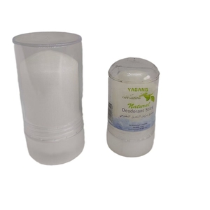 Bâton <span class=keywords><strong>d</strong></span>'<span class=keywords><strong>alun</strong></span> de 60 grammes, base en plastique, couvercle transparent en plastique, accessoires en plastique, <span class=keywords><strong>pierre</strong></span> <span class=keywords><strong>d</strong></span>'<span class=keywords><strong>alun</strong></span> - Product Image 1