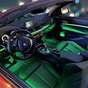 Автомобильные аксессуары, модификация, светодиодные декоративные лампы для салона автомобиля, окружающая световая панель для BMW 2 серии F22 F23 F44 F45 F46 2016-2021 - Product Image 2