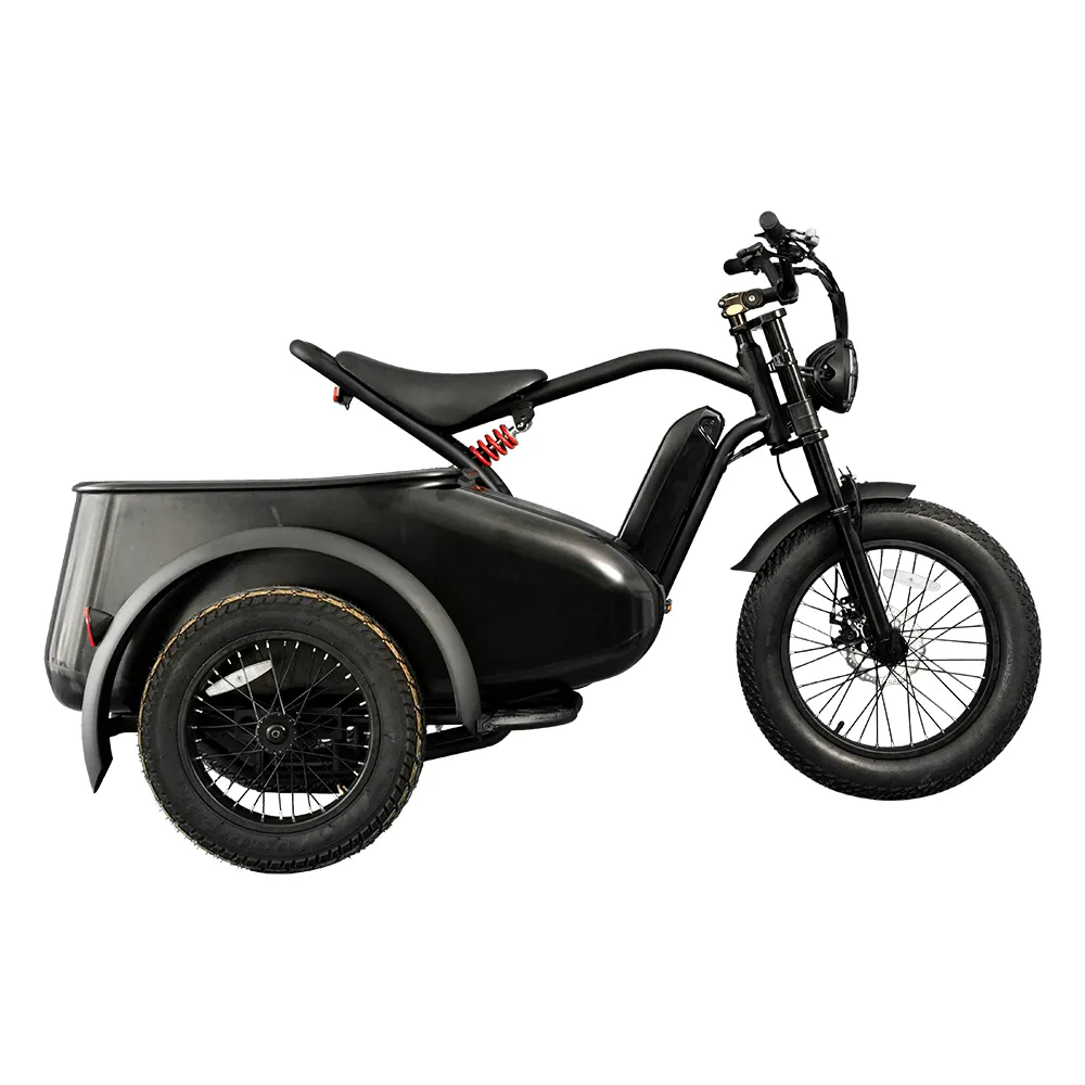 500w Side Car Sidecar 3 três rodas scooters elétricos com Sidecar Tricycly China Factory Sale