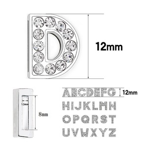 Lettere dell'Alfabeto A-Z a Forma di Fiocco di Neve, Accessori per Gioielli Fai-da-Te, Decorazioni per Custodie Telefoni e Portachiavi, Oro e Argento - Product Image 5