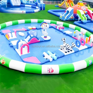 Parc <span class=keywords><strong>aquatique</strong></span> gonflable personnalisé pour la plage et la piscine, équipement de <span class=keywords><strong>parcours</strong></span> d'obstacles aquatiques flottants pour adultes et enfants - Product Image 4
