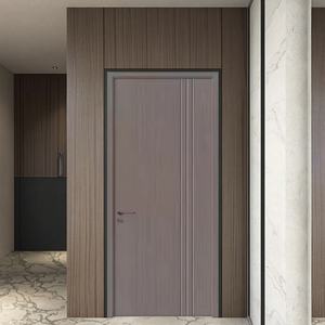 Venta Directa de Fábrica de Puertas de Seguridad Modernas de Acero Inoxidable con Características a Prueba de Humedad y Fuego para Interiores de Suites - Product Image 4