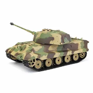 3888A 1/16 alman kral kaplan araba modeli Rc Metal Tank Henglong Rc tankı 1:16 araç