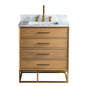 HOMEDEE Morden Solid Wood Used <strong>Bathroom</strong> Vanity <strong>Cabinets</strong> for <strong>Bathroom</strong> - Product Image 1