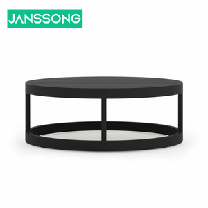 أريكة حديقة مستديرة بهيكل من الألومنيوم المقاوم للارتداء في الخارج فيلا فندقية حديثة مع وسادة مقاومة للماء - Product Image 4