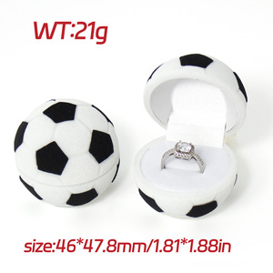 Caja para Anillos de Fútbol, la Más Vendida del Mundo, Caja de Almacenamiento para Anillos y Joyas, Caja de Anillos de Alta Gama, Caja de Almacenamiento para Aretes, Portátil - Product Image 4
