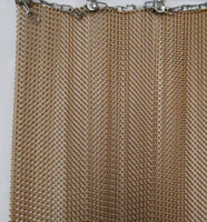 Malla de Alambre de Acero Inoxidable Entrelazada con Tejido Twill, Multicolor, Recubierta con Polvo Anticorrosión, Resistente, para Doblado y Corte