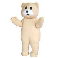 Costume gonflable de mascotte d'ours mignon personnalisé 2026 BAIGE pour activités similaires à TikTok, publicité et spectacles de danse pour adultes