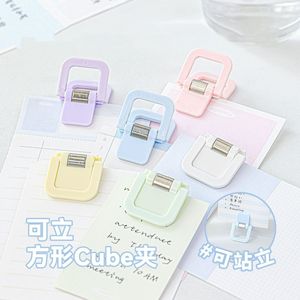 Stand Up Square Memo Clip 50 Mm Plastic Multi Functional Journal Folder For Students - Product Image 1