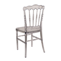Chaise Napoléon en acrylique ambre