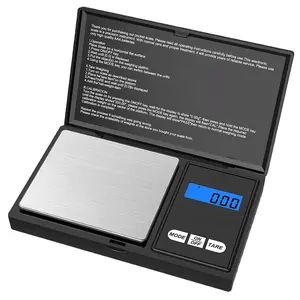 Factory Price Small Food Scale Weigh Gram 100g 200g 500g 0.01g 0.1g Mini Jewelry Scale Measurement Digital Pocket Scale