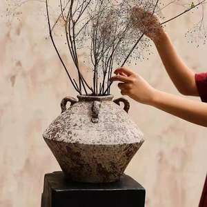 Mango que incluye <span class=keywords><strong>comprar</strong></span> jarrón Wabi SABI, jarrón de cerámica gris retro, maceta de cerámica - Product Image 2