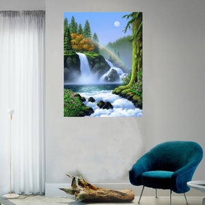 Nuovo modello personalizzato fai da te ricamo a mano ricamo cucito modello arazzo può <span class=keywords><strong>fare</strong></span> la dimensione della pittura ad olio digitale schermo personalizzato - Product Image 3