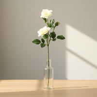 Künstliche PE-Rosen Rote Blumen Hochwertige Simulation Handgefertigt Moderner Stil für Hochzeit Valentinstag Neujahr Dekoration