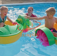 Nouveau design de pédalo manuel personnalisé pour enfants bateau à pédale familial pédalo