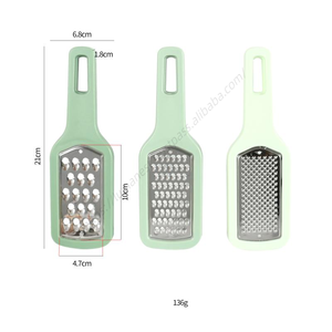 Rallador de Queso Manual de Acero Inoxidable de Grado Syh597 al por Mayor con Mango Antideslizante para Cocina - Product Image 3