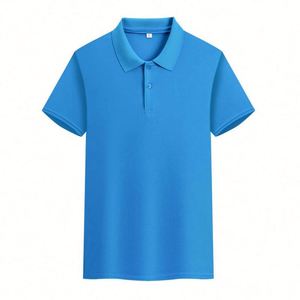 Factory Supply Custom Solid Color Blank T-shirts, for Men's Business Ordinary Polo T-shirts Cheap T-shirts - Product Image 2
