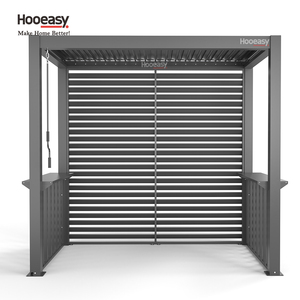 Pérgola de Aluminio para Jardín, Modelo 8610Q, de Hooeasy, Moderna, para Exteriores, con Espacio para Cocina, Barbacoa, Gazebo, Patio Trasero - Product Image 4