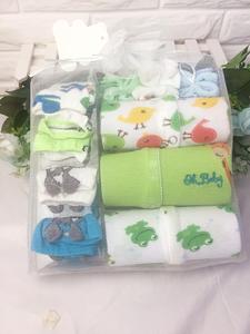 bebés recién nacidos, conjunto de 10 uds, Conjunto de pijama + calcetines + juego de toallas para niños y bebés - Product Image 3