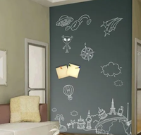 Autocollant Mural Tableau Noir Amovible en Vinyle pour Dessin – Vente en Gros pour Enfants, Maison, Bureau et École