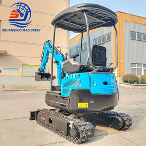 Offre Spéciale – Mini-Excavatrice sur Chenilles Bleue 17, Micro-Pelle de 1,7 Tonne avec Moteur et Système de Chenilles - Product Image 5