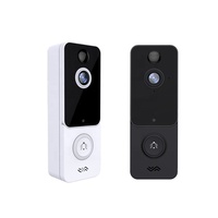 Tuya kamera keamanan tahan air 1080P, kamera keamanan penglihatan malam, kendali jarak jauh 4G WiFi nirkabel, fungsi interkom bel pintu PIR warna