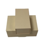 Logo personnalisé en gros de luxe en carton rigide noir boîte-cadeau d'expédition pliable boîte magnétique