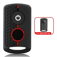 Pour YAMAHA XMax 125 250 309 300 400 Tricity 2020 2021 2022 NMAX 125 Tmax Tech Max Housse de clé télécommande en silicone Porte-clés