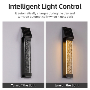 Yunduo Solaire Applique Murale Extérieure Étanche IP65 Jardin Décoration <span class=keywords><strong>Led</strong></span> Applique Murale pour Balcon <span class=keywords><strong>Terrasse</strong></span> Cour Villa - Product Image 6