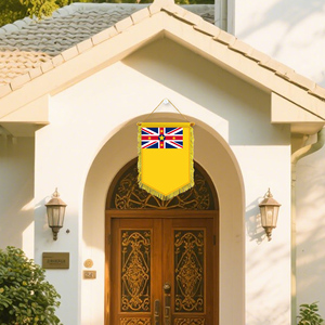 Mini 20x30cm Pennant Car Flags Niue Wall Decor Display Accessories <b>Small</b> <b>Ornaments</b> for Hanging - Product Image 3