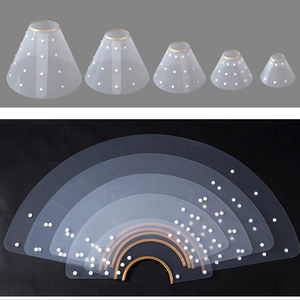 Kerah Pelindung Hewan Peliharaan Elizabeth, Desain Jepret Plastik Lembut, Kerah Pelindung untuk Anak Anjing dan Anak Kucing - Product Image 5