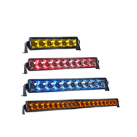 Aurora Brevet Série de lumières RVB sans vis à double rangée 4X4 Barre lumineuse à LED universelle pour voiture en stock