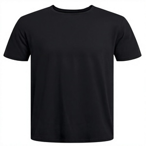 เสื้อยืดเจอร์ซีย์ผ้าฝ้าย 100% ทรงปกติ เสื้อยืดลำลอง สีพื้น คอกลม แขนสั้น เสื้อผู้ชาย - Product Image 1