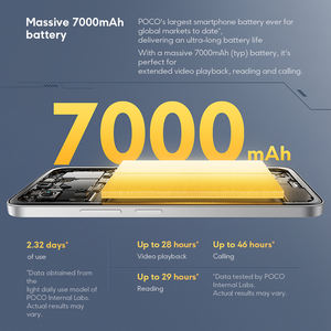 M7 poco ใหม่มาร์ทโฟน Snapdragon 685 Immersive 6.9 "FHD + จอแสดงผลแบตเตอรี่7000mAh NFC 33W ชาร์จเร็ว NFC - Product Image 5