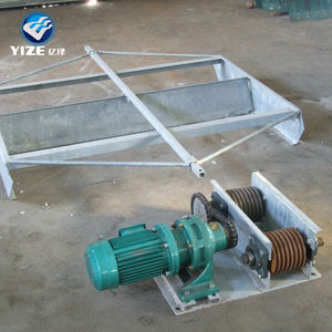 Pollaio mucca/pollo raschietto per letame macchina allevamento di bestiame allevamento di maiali custodia in legno letame <span class=keywords><strong>Scrapper</strong></span> economico zincato - Product Image 3