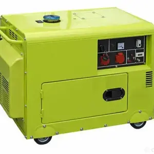 Kualitas tinggi berpendingin air senyap 8,5 KW 10KW 60Hz 50Hz set Generator Diesel 3 fase tunggal harga daya listrik energi Gratis