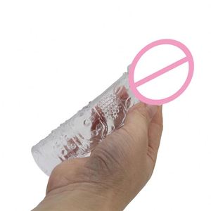 Wiederverwendbares Silizium-Kondom mit Spike Sexspielzeug für Männer Dildo-Seiche Kondome Vergrößerung Ärmel Penisbezug Penisring - Product Image 6
